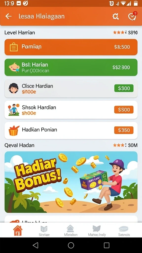 gamerp - Tampilan antarmuka yang menarik dan mudah dinavigasi.