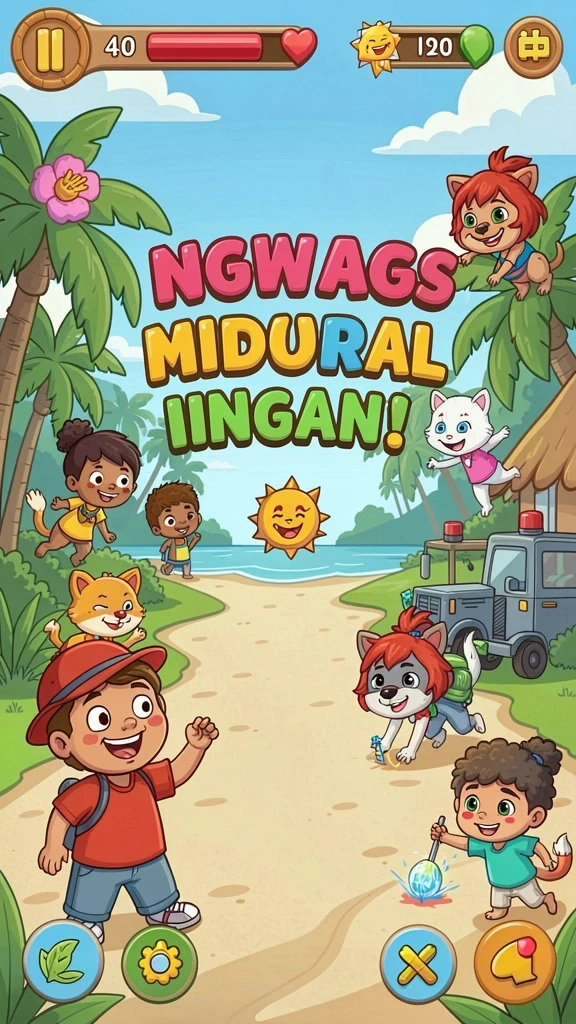 kilauwin - Level menantang dengan berbagai rintangan.